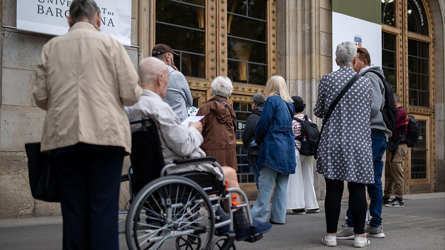 Jornada electoral en Cataluña