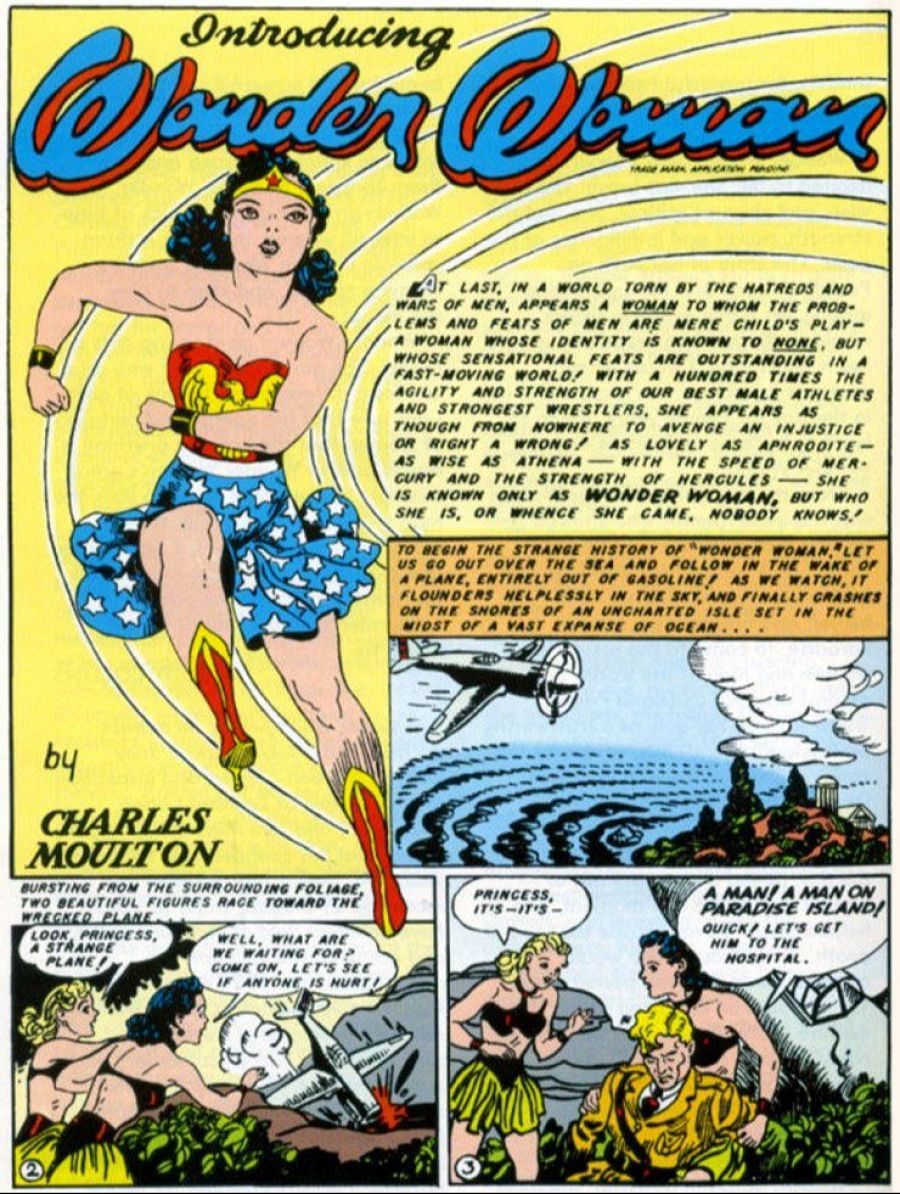 Primera página de 'Wonder Woman' (1941)