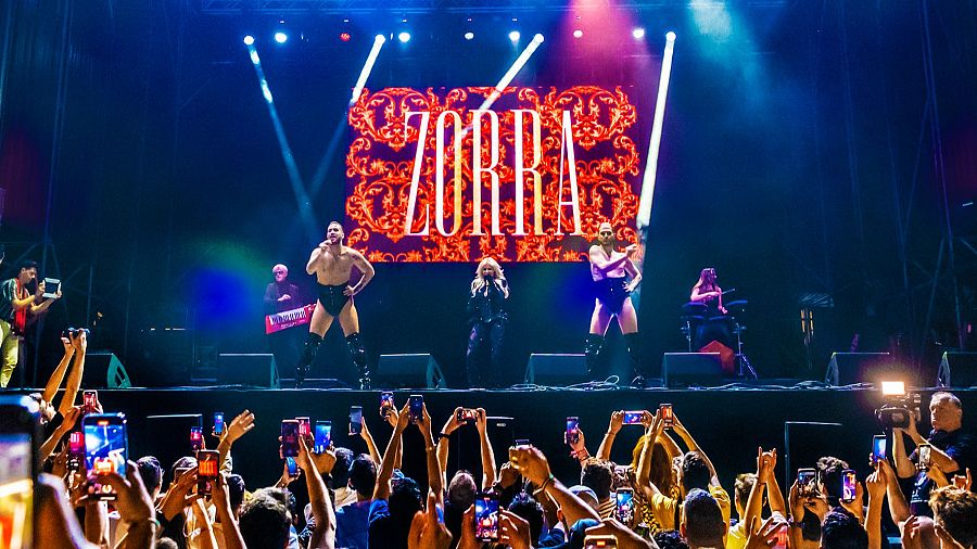 Concierto de Nebulossa en las fiestas de San Isidro de Madrid