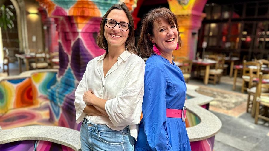 Beatriz Troyano y Patricia Rendondo, para el programa Objetivo Igualdad