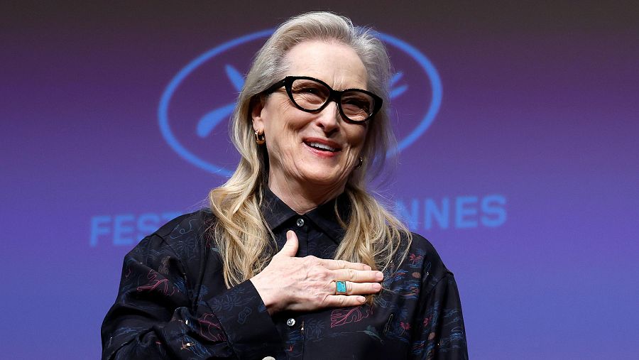 Meryl Streep, durante su masterclass en el Festival de Cannes.