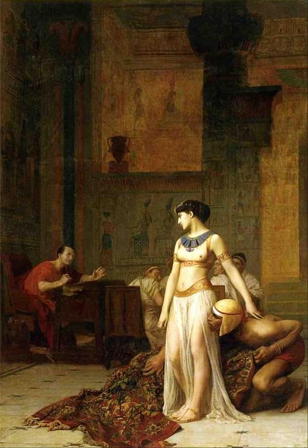 Cleopatra y César, Jean-Léon Gérôme 1886