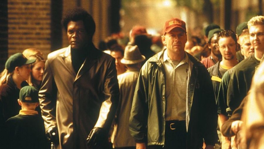 Samuel L. Jackson y Bruce Willis en 'El Protegido'