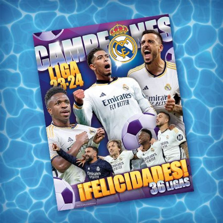 Revista Clan Mayo 2024 - Póster Real Madrid