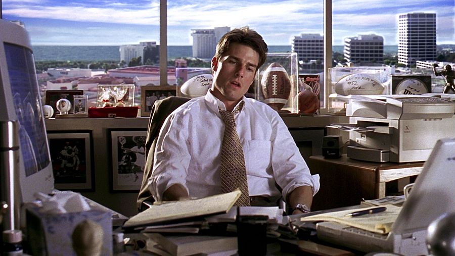 Tom Cruise, protagonista de Jerry Maguire