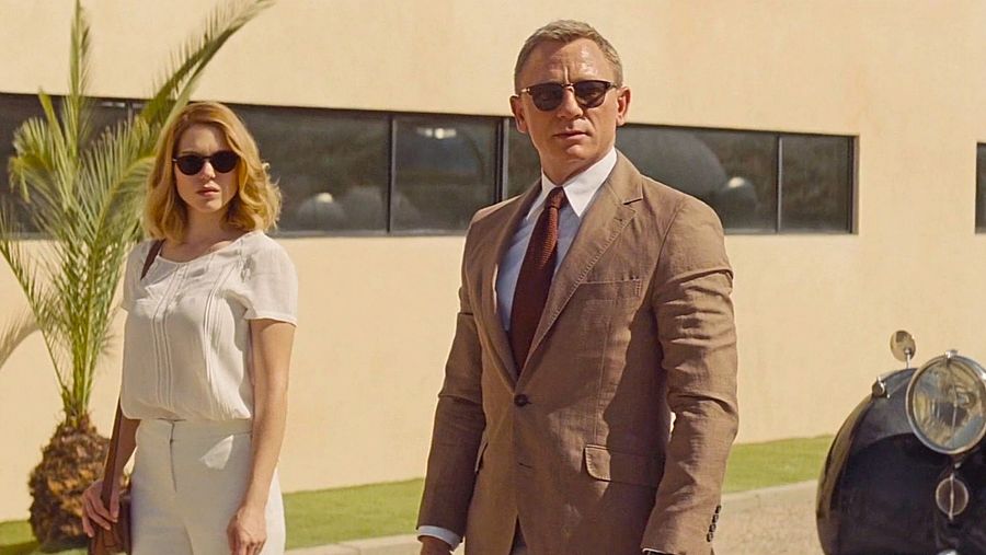 Léa Seydoux y Daniel Craig en 'Spectre'