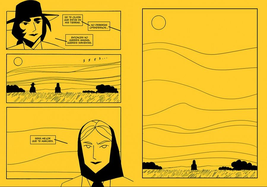 Páginas de 'La tierra yerma'