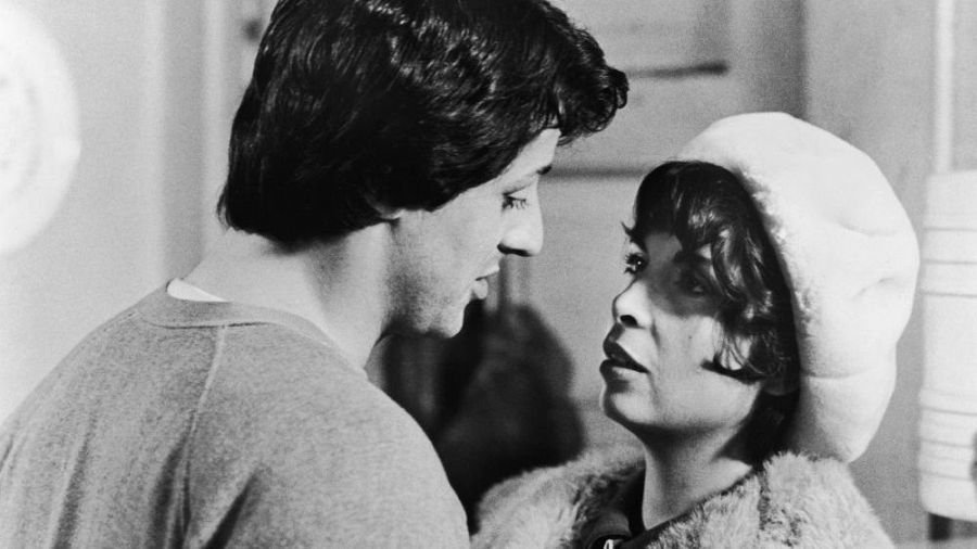 Sylvester Stallone y Talia Shire en 'Rocky'