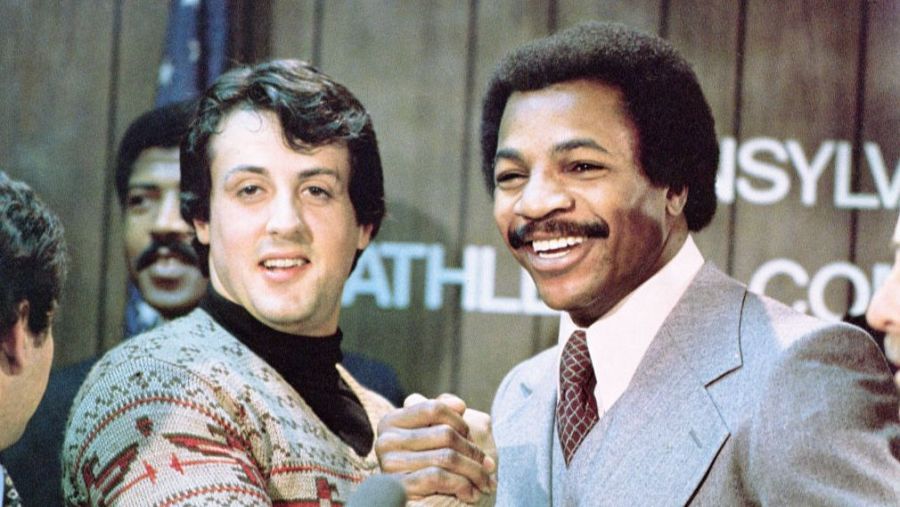 Sylvester Stallone y Carl Weathers, protagonistas de 'Rocky