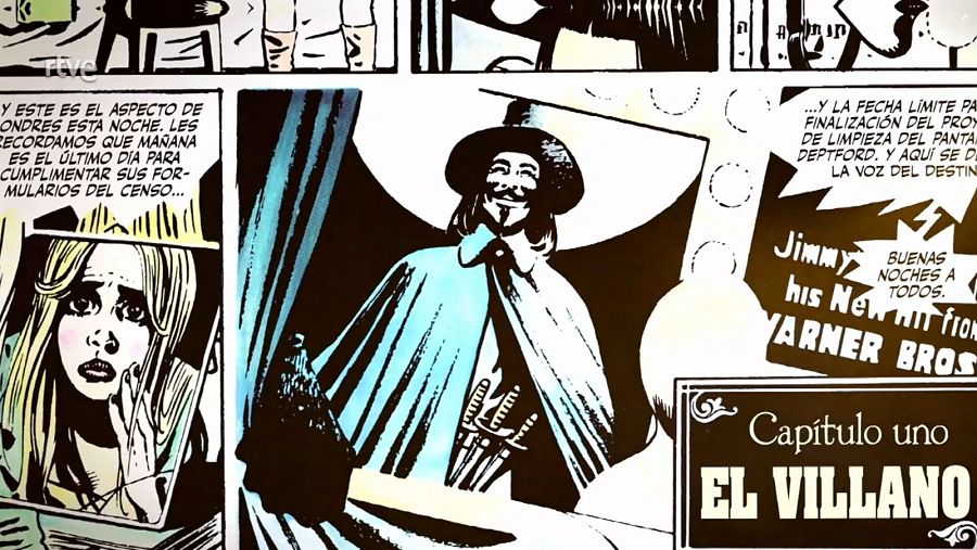 Imagen del cómic V de Vendetta