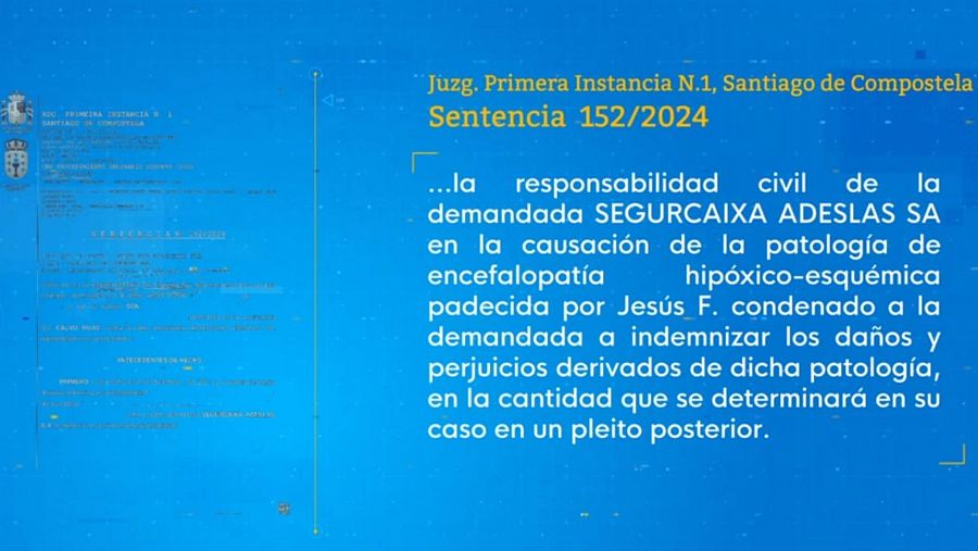 Estracto de la setenencia del juzgado de Santiago de Compostela