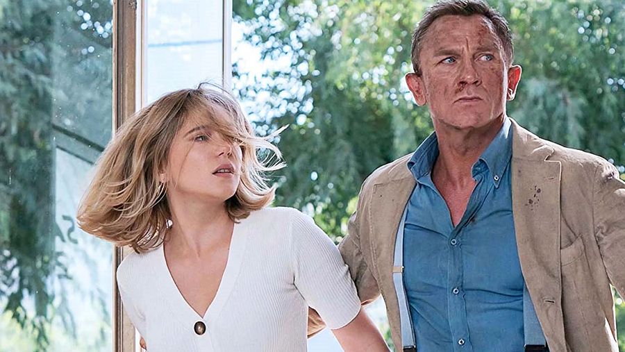 Léa Seydoux y Daniel Craig en 'Sin tiempo para morir'
