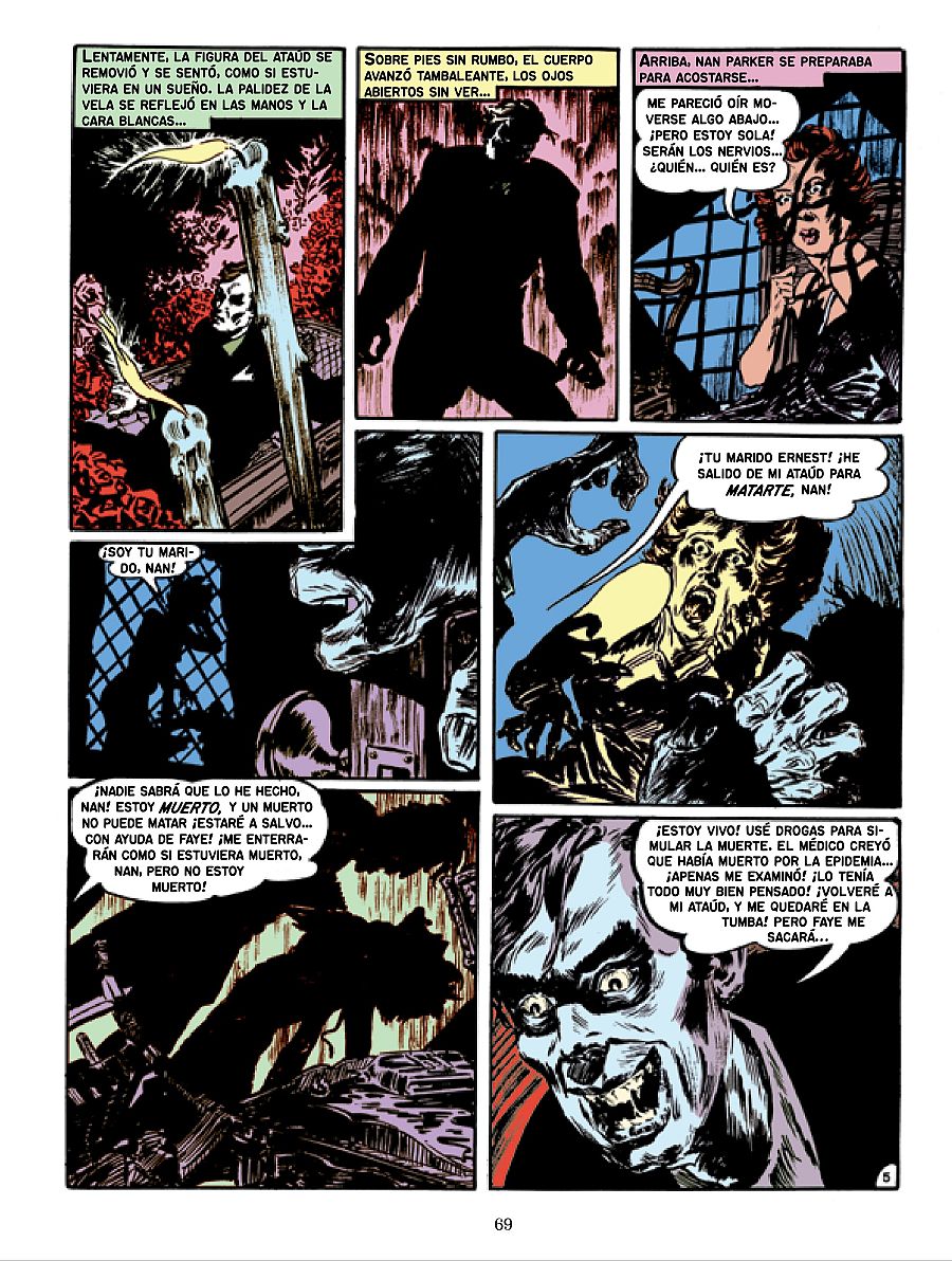 Página de 'The Haunt of Fear'