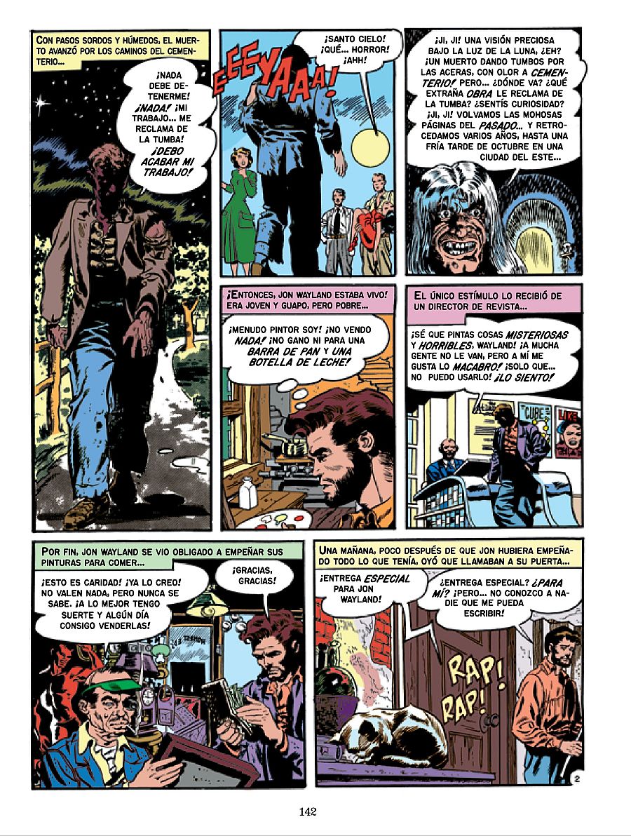 Página de 'The Haunt of Fear'