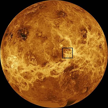 Maat Mons, un volcán en Venus