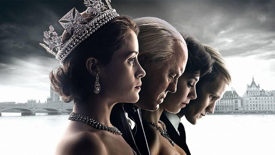 Cartel de la serie The Crown