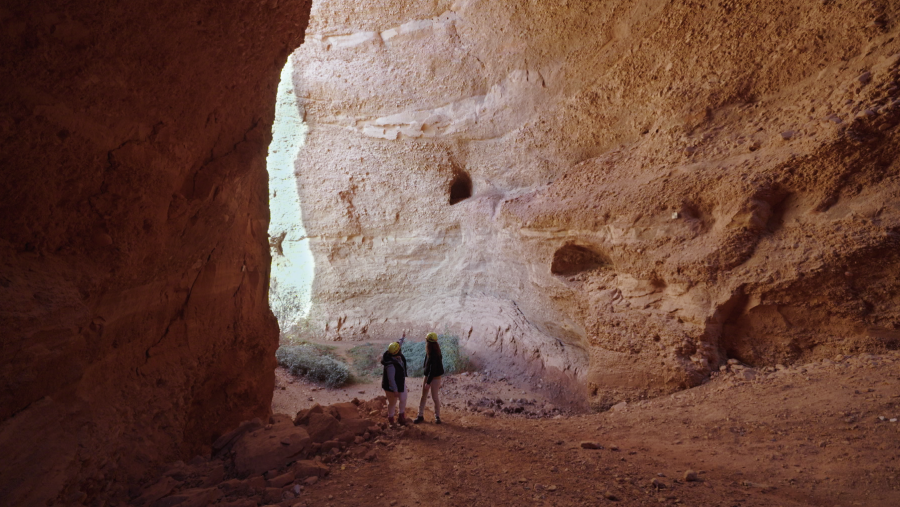 Galerías subterráneas en Las Médulas