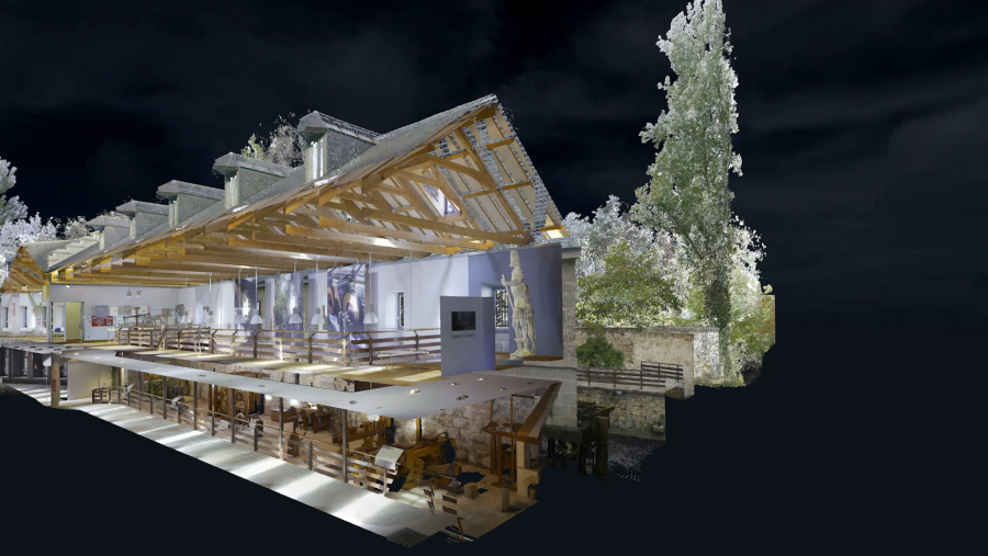 Escáner 3 D de la Real Casa de la Moneda