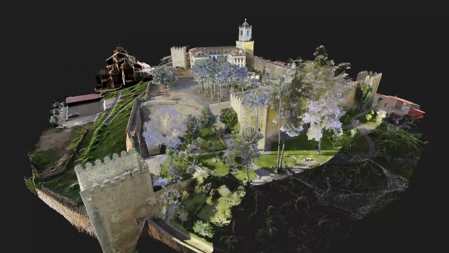 Escáner 3D de la Fortaleza de Jerez de los Caballeros