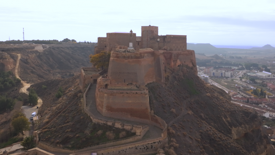 Plano general del Castillo de Monzón