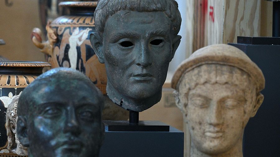 Italia recupera 600 obras de su patrimonio artístico robadas y llevadas a EE.UU.