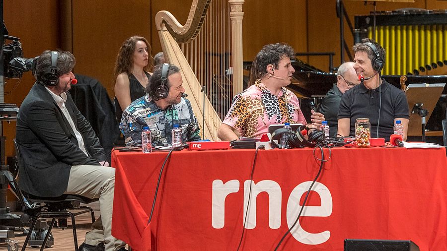 Marc Korovitch, Luis Ángel Benito, Ángel Carmona y Christoph König