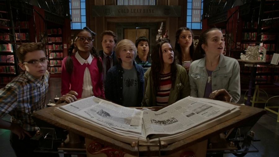 Fotograma “Escapa de la biblioteca del Sr. Lemoncello”