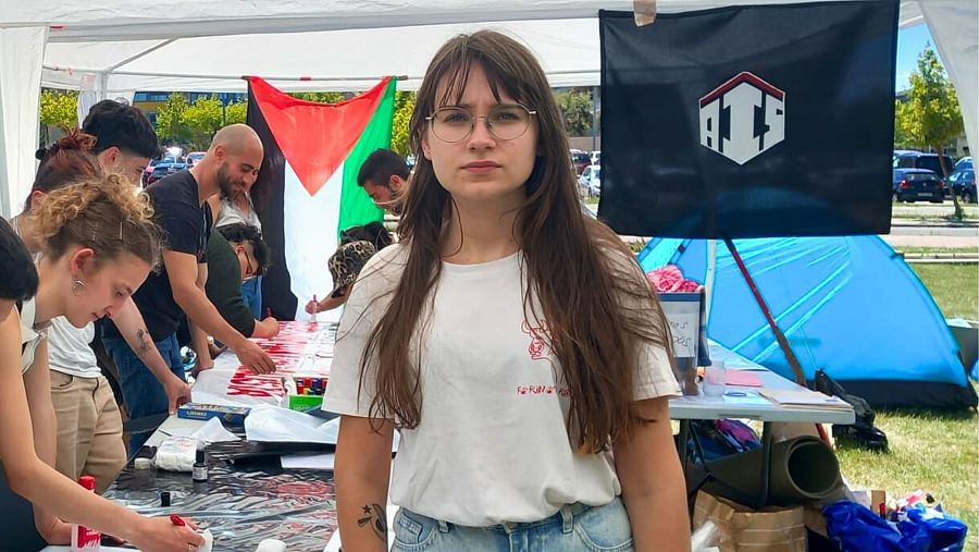 Aída Maside, estudiante de Derecho y Ciencias Políticas