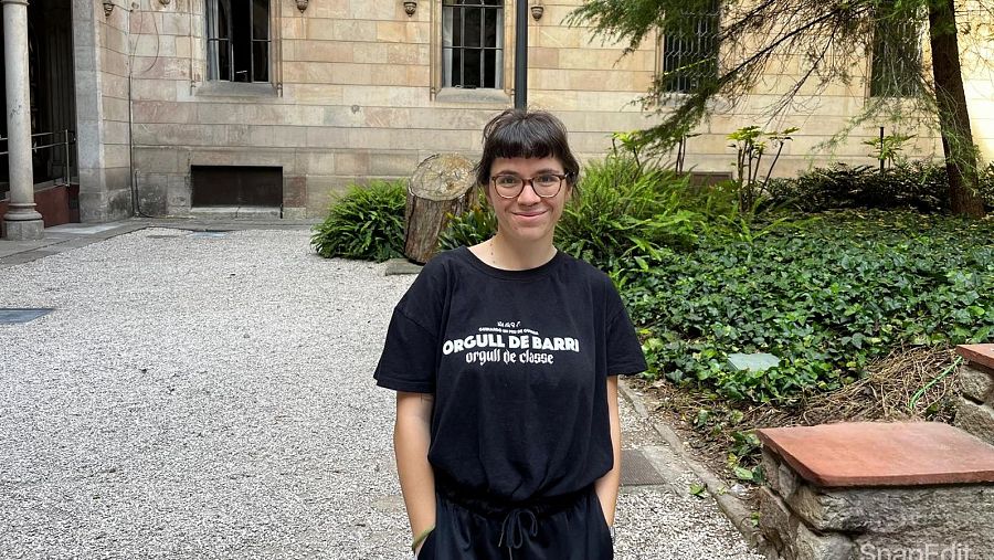 Duna Galup, estudiante de Filología Catalana