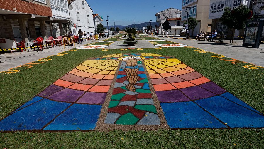 Imagen de una de las calles de la villa de Ares