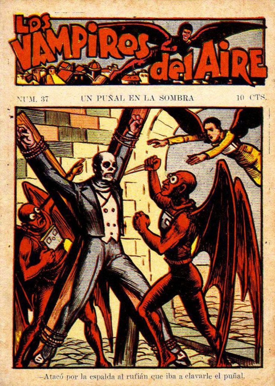 Portada de 'Los vampiros del aire', de Marc Farell