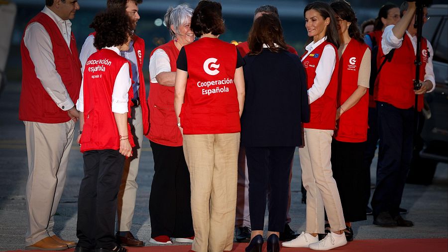 La reina Letizia llega a Guatemala en viaje de cooperación