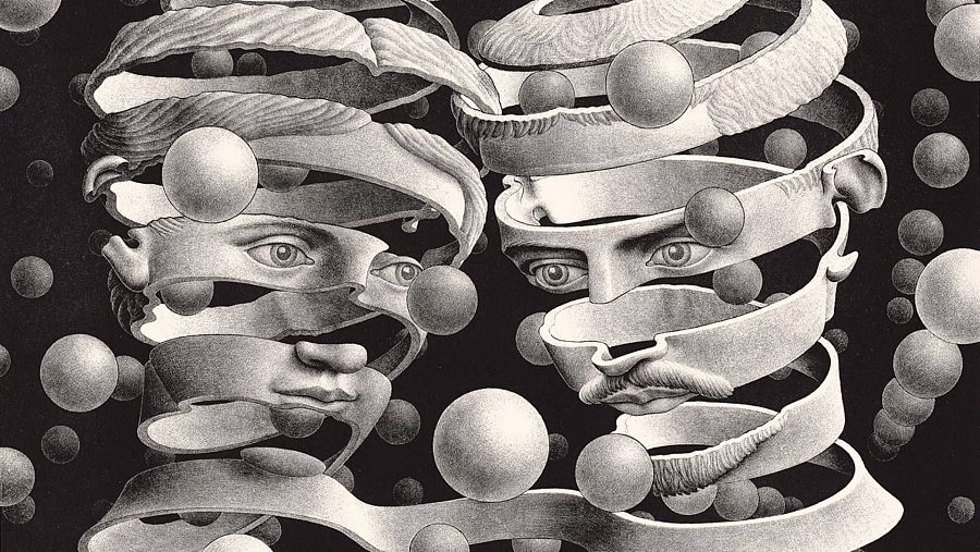Escher creó un universo único con sus obras