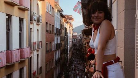 Ane Berruezo balcones Sanfermines