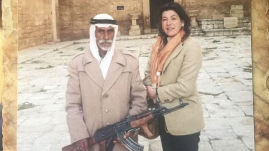 Angela Rodicio en Iraq