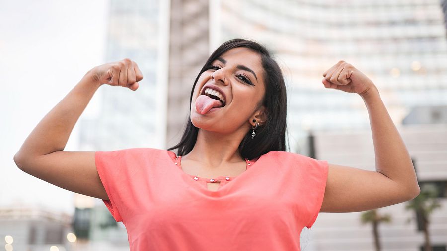 Chica con autoestima