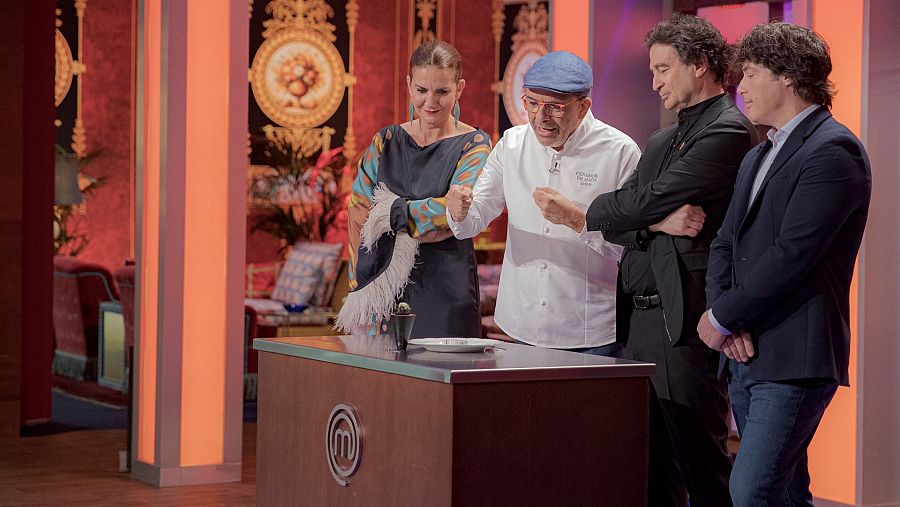 Los jueces durante una de las pruebas de la final de MasterChef 12