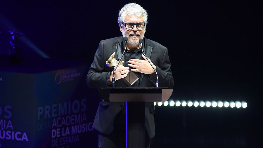 El cantante Iván Ferreiro durante la entrega de Premios de la Academia de la Música de España 2024