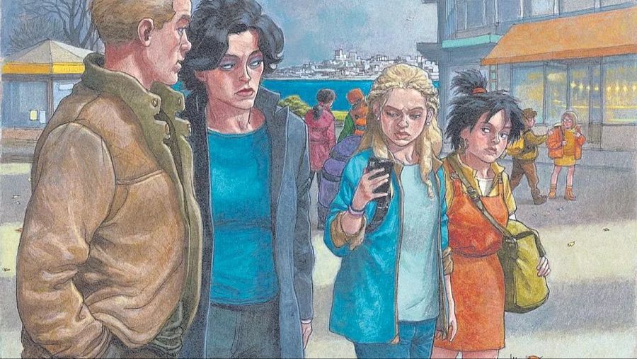 Detalle de una ilustración de 'Presas fáciles'