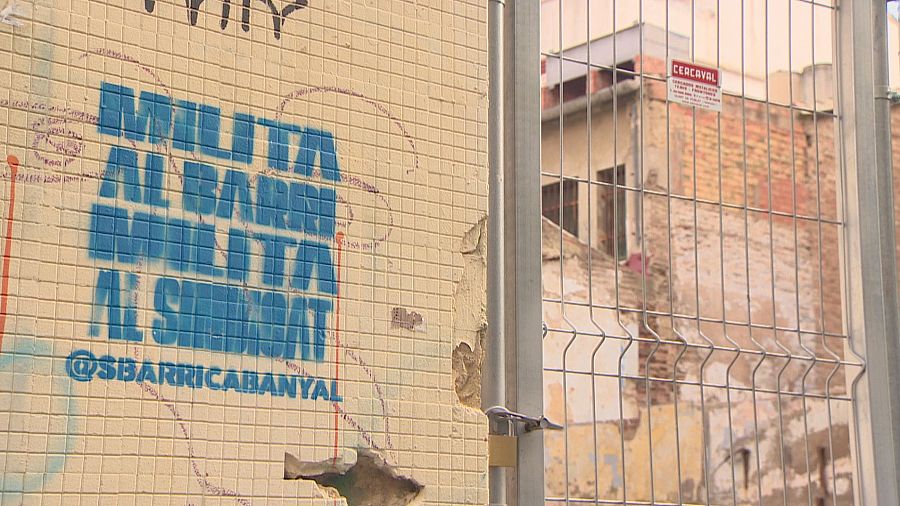 El veïnat del barri del Cabanyal, a València, ha protestat per la proliferació de pisos turístics