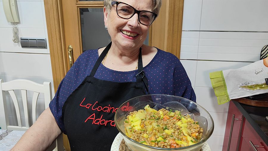 La cocina de Adora: ensalada de lentejas tropical