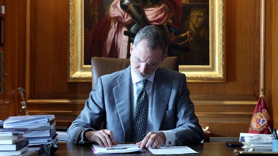 Felipe VI, en una imagen tomada con motivo de sus 10 años de reinado