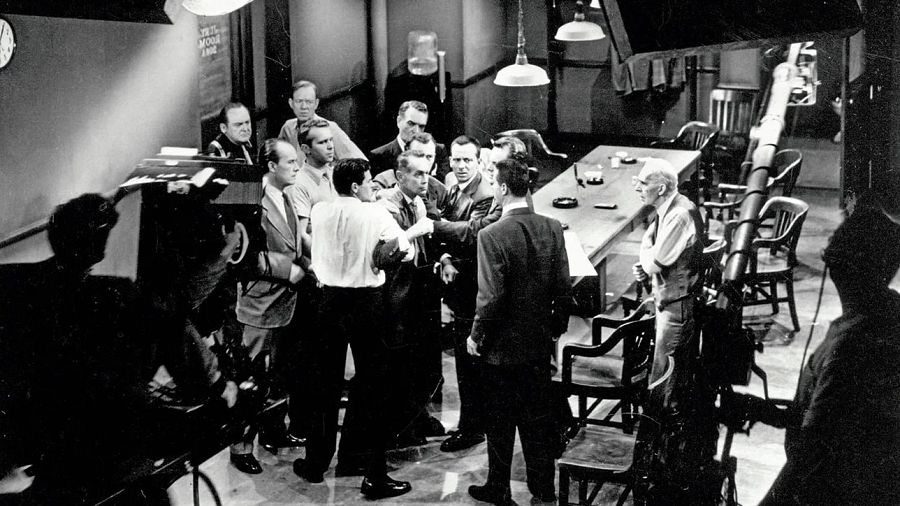 Rodaje de 'Doce hombres sin piedad'