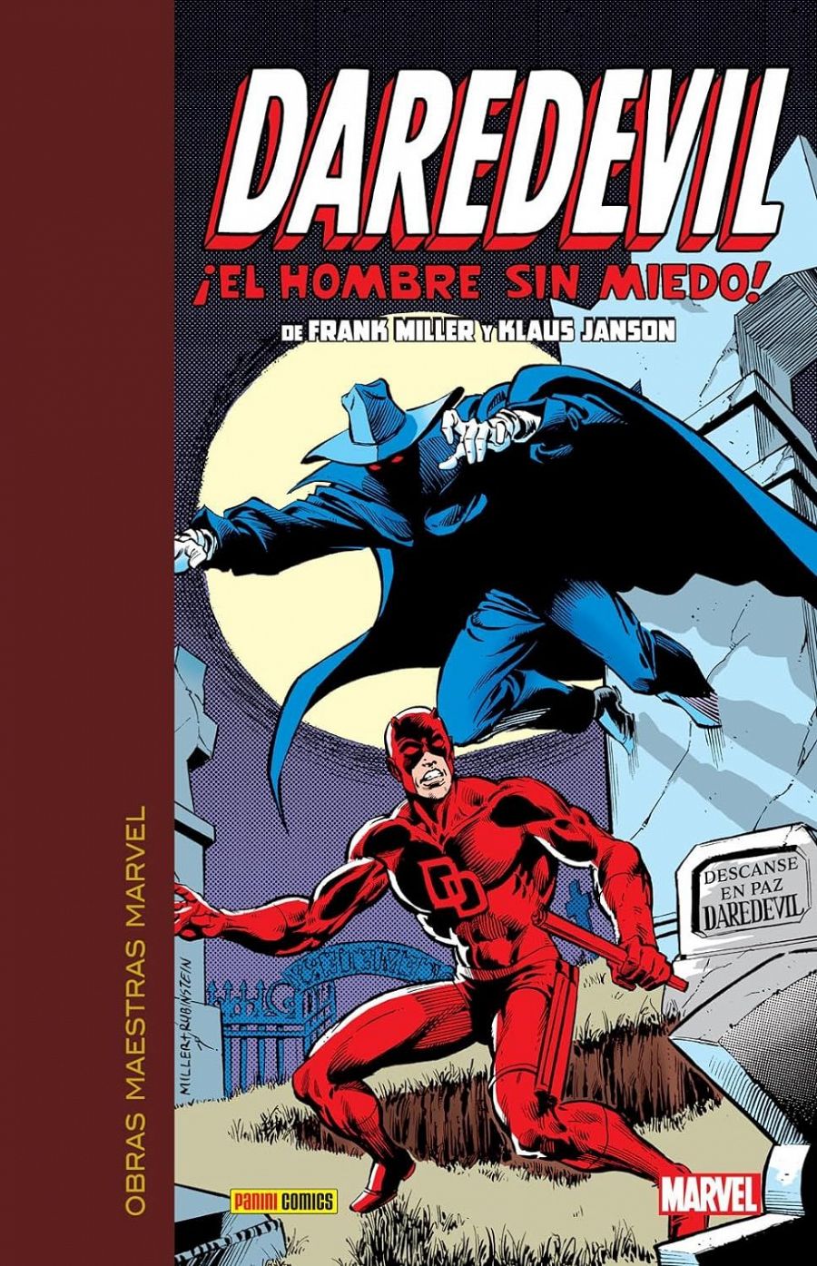 Portada de 'Obras maestras Marvel. Daredevil de Frank Miller y Klaus Janson 1'