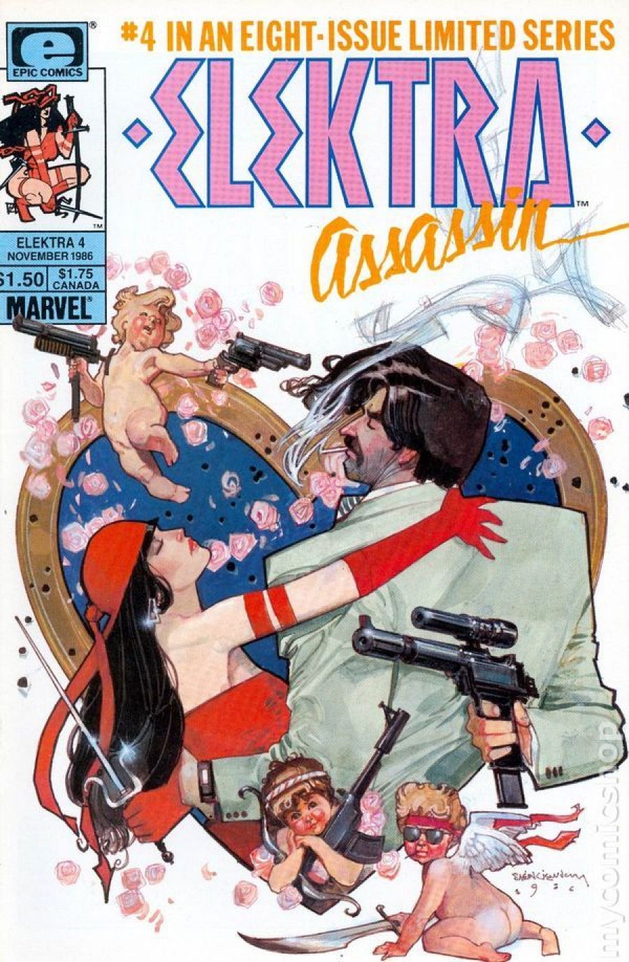Una portada de 'Elektra Assasin'