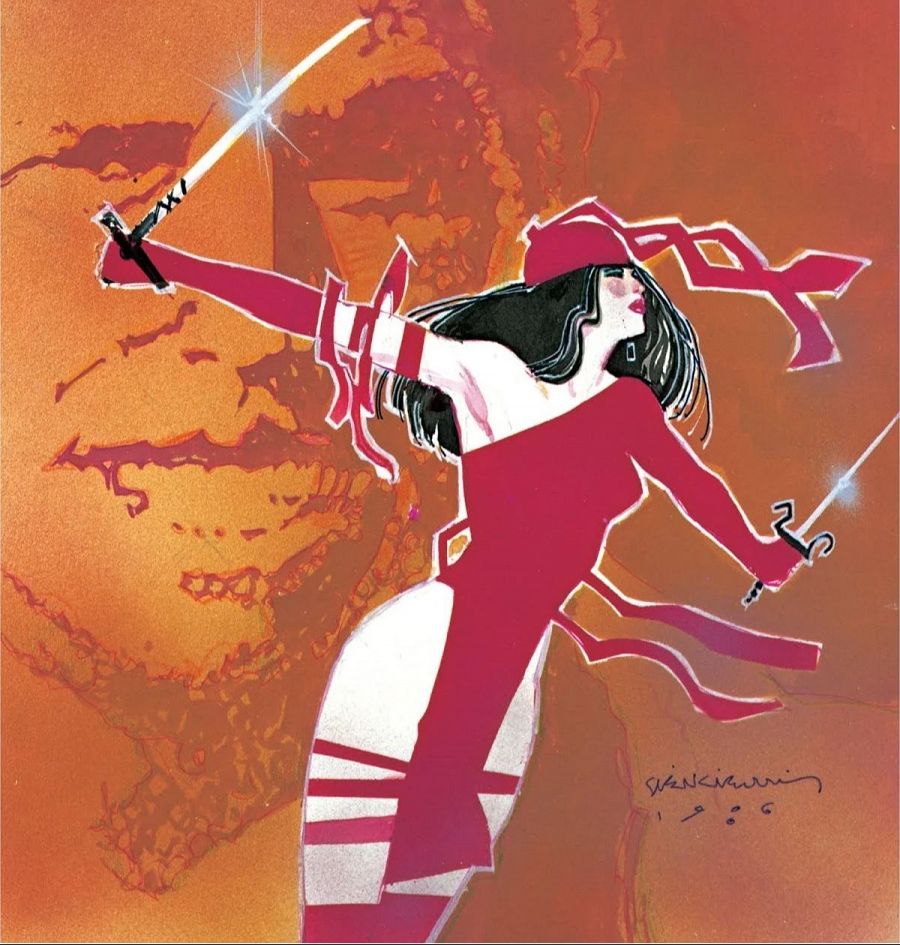 Ilustración de 'Elektra: Assasin'