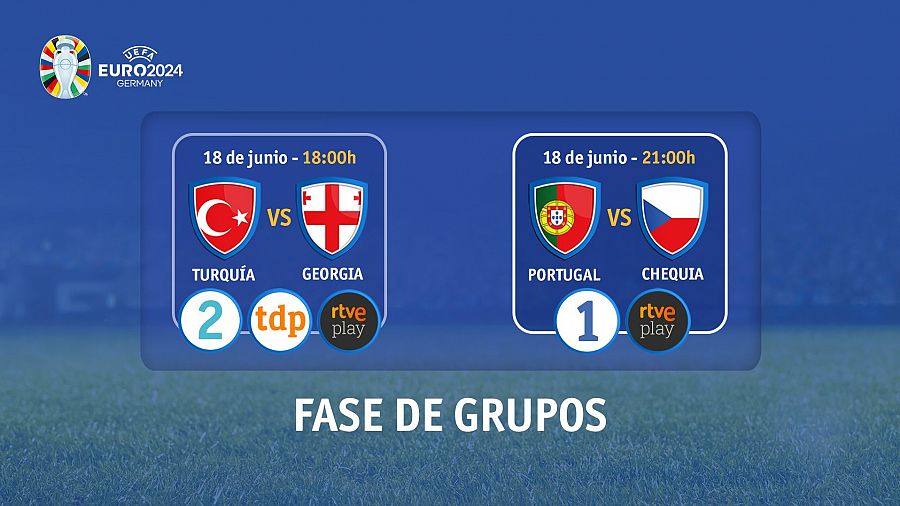 Eurocopa 2024: Agenda de partidos del 18 de junio