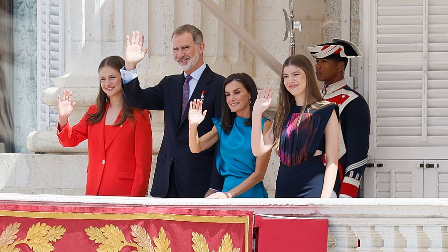 Imágenes del aniversario de la proclamación de Felipe VI