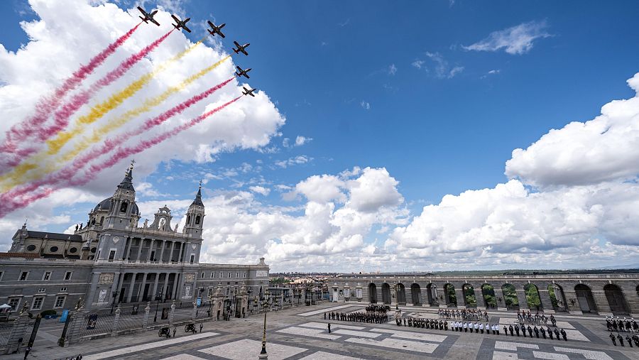 Relevo solemne de la Guardia Real