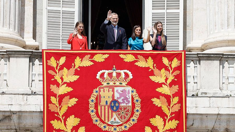 Imágenes del aniversario de la proclamación de Felipe VI